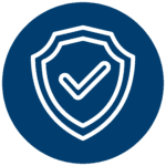 blue circle shield assurance